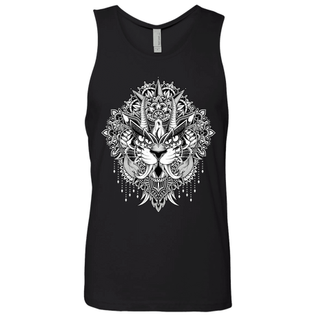 T-Shirts Black / S Tiger Mandala Men's Premium Tank Top