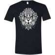 T-Shirts Black / X-Small Tiger Mandala Men's Semi-Fitted Softstyle