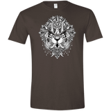 T-Shirts Dark Chocolate / S Tiger Mandala Men's Semi-Fitted Softstyle
