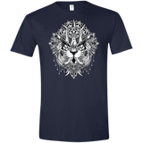 T-Shirts Navy / X-Small Tiger Mandala Men's Semi-Fitted Softstyle