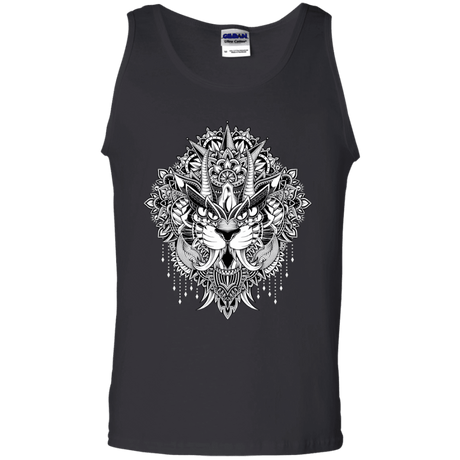 T-Shirts Black / S Tiger Mandala Men's Tank Top