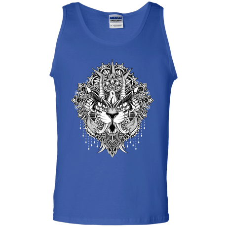 T-Shirts Royal / S Tiger Mandala Men's Tank Top
