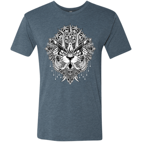 T-Shirts Indigo / S Tiger Mandala Men's Triblend T-Shirt