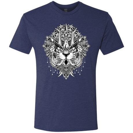 T-Shirts Vintage Navy / S Tiger Mandala Men's Triblend T-Shirt