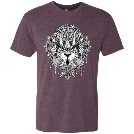 T-Shirts Vintage Purple / S Tiger Mandala Men's Triblend T-Shirt