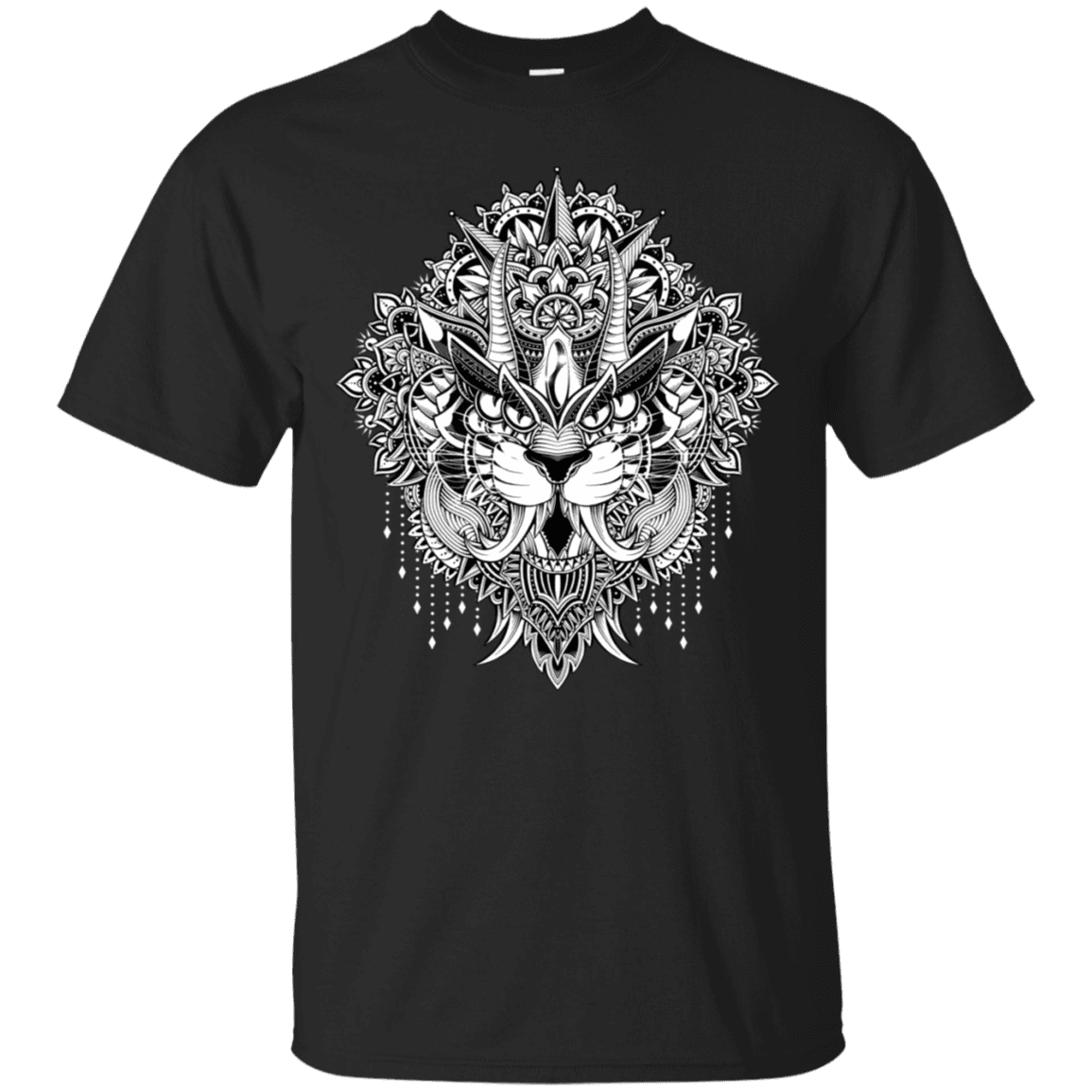 T-Shirts Black / S Tiger Mandala T-Shirt