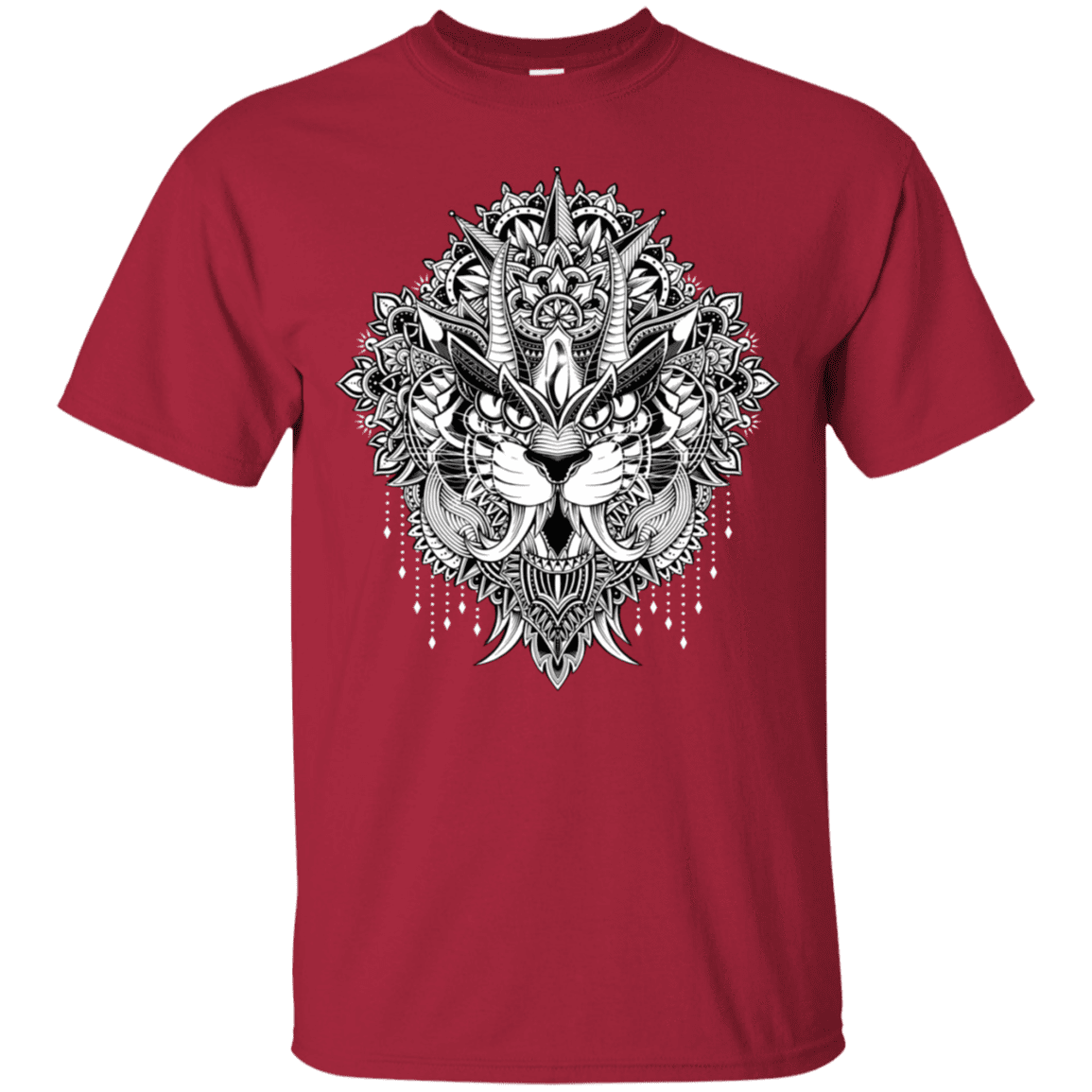T-Shirts Cardinal / S Tiger Mandala T-Shirt