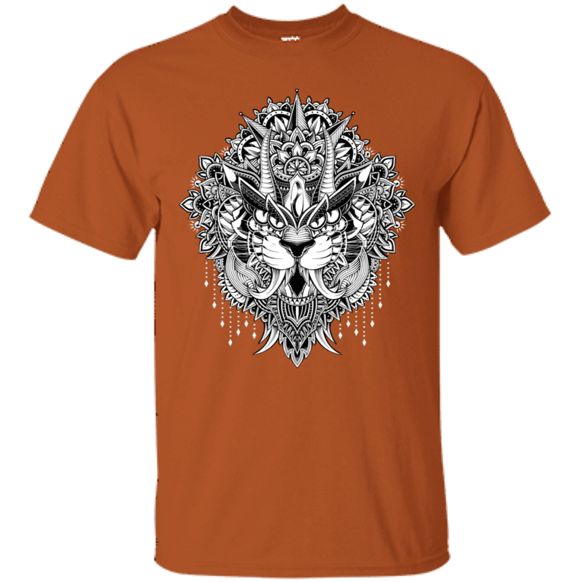 T-Shirts Texas Orange / S Tiger Mandala T-Shirt
