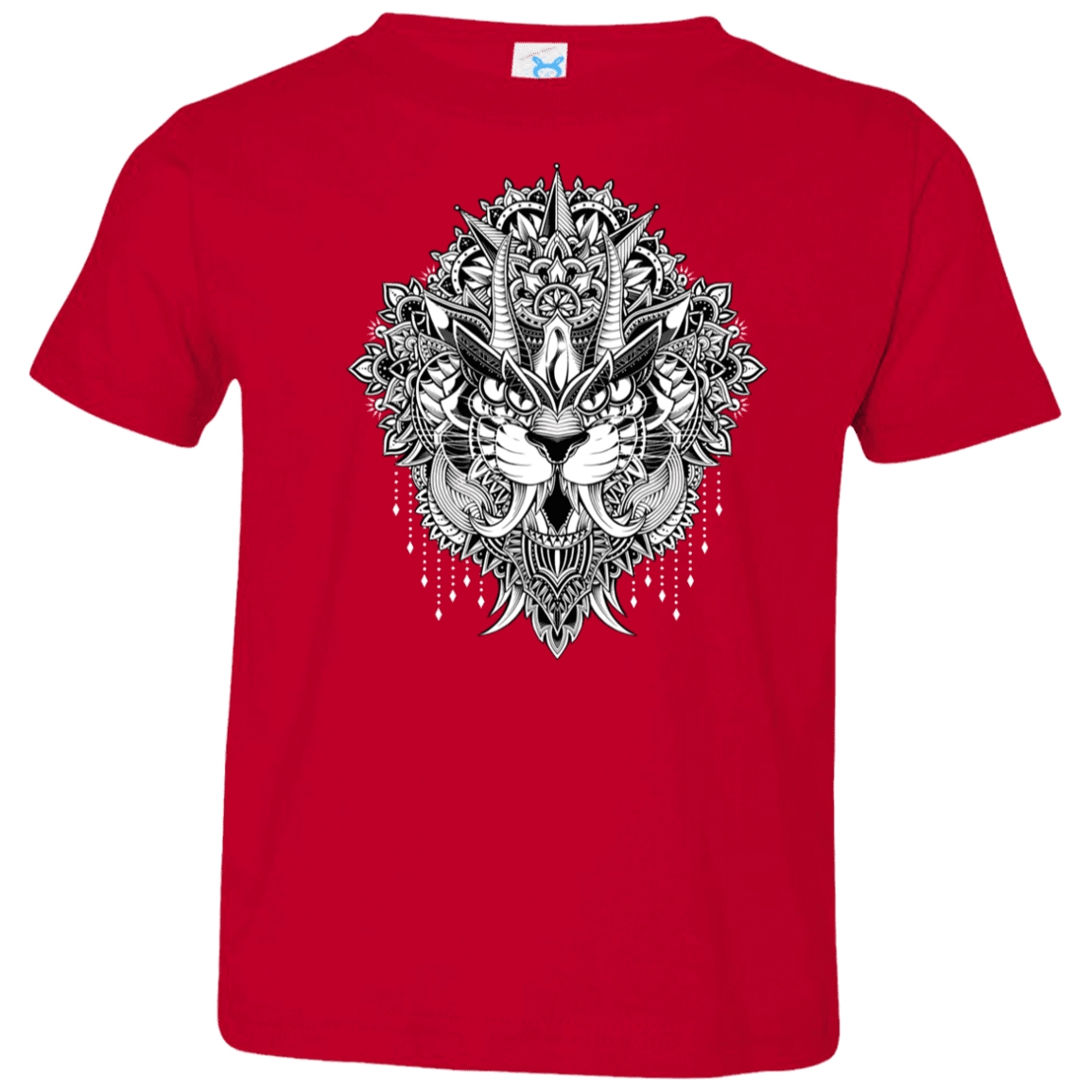 T-Shirts Red / 2T Tiger Mandala Toddler Premium T-Shirt