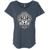 T-Shirts Indigo / X-Small Tiger Mandala Triblend Dolman Sleeve