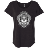 T-Shirts Vintage Black / X-Small Tiger Mandala Triblend Dolman Sleeve