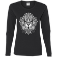 T-Shirts Black / S Tiger Mandala Women's Long Sleeve T-Shirt