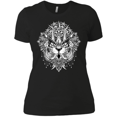 T-Shirts Black / X-Small Tiger Mandala Women's Premium T-Shirt