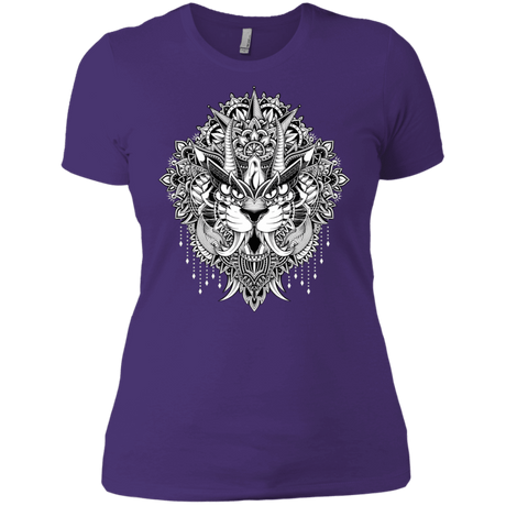 T-Shirts Purple Rush/ / X-Small Tiger Mandala Women's Premium T-Shirt