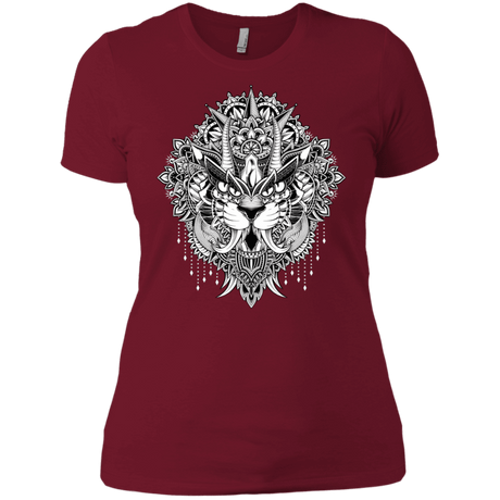 T-Shirts Scarlet / S Tiger Mandala Women's Premium T-Shirt
