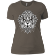 T-Shirts Warm Grey / X-Small Tiger Mandala Women's Premium T-Shirt