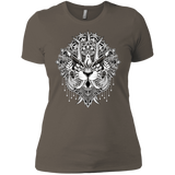 T-Shirts Warm Grey / X-Small Tiger Mandala Women's Premium T-Shirt