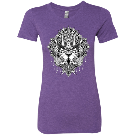 T-Shirts Purple Rush / S Tiger Mandala Women's Triblend T-Shirt