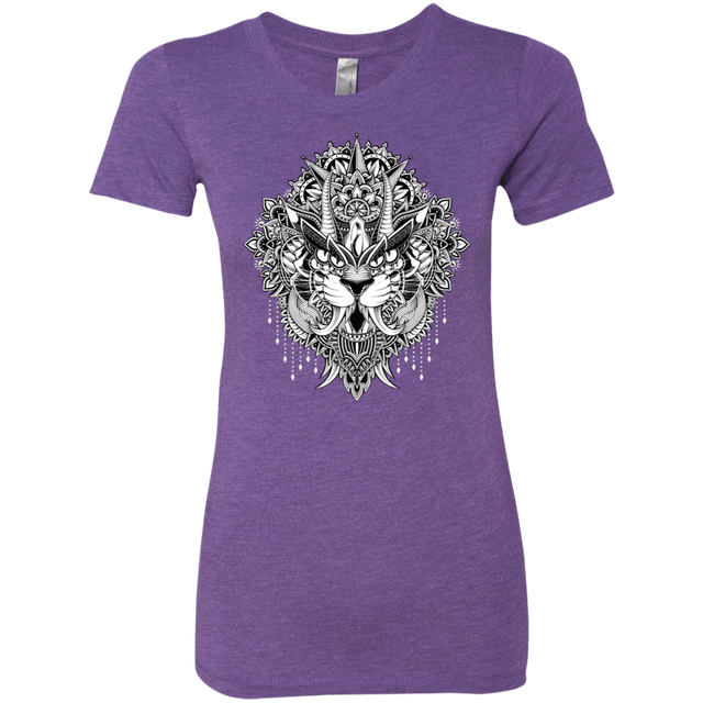T-Shirts Purple Rush / S Tiger Mandala Women's Triblend T-Shirt