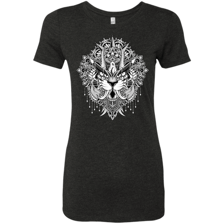 T-Shirts Vintage Black / S Tiger Mandala Women's Triblend T-Shirt
