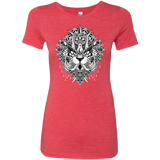 T-Shirts Vintage Red / S Tiger Mandala Women's Triblend T-Shirt