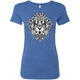 T-Shirts Vintage Royal / S Tiger Mandala Women's Triblend T-Shirt