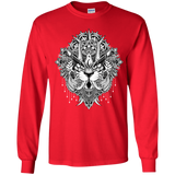 T-Shirts Red / YS Tiger Mandala Youth Long Sleeve T-Shirt