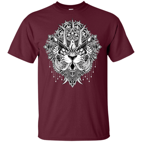 T-Shirts Maroon / YXS Tiger Mandala Youth T-Shirt