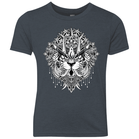 T-Shirts Vintage Navy / YXS Tiger Mandala Youth Triblend T-Shirt