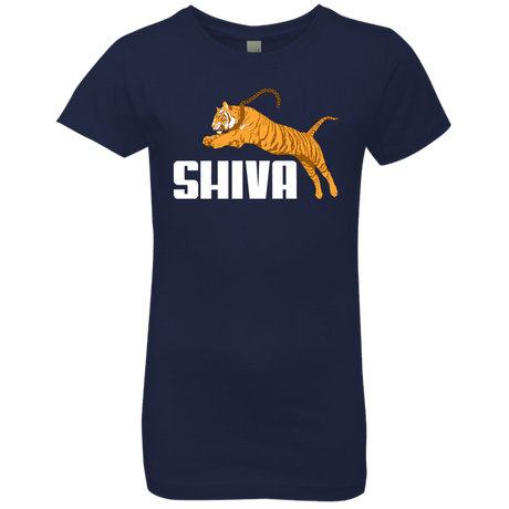 T-Shirts Midnight Navy / YXS Tiger Pal Girls Premium T-Shirt