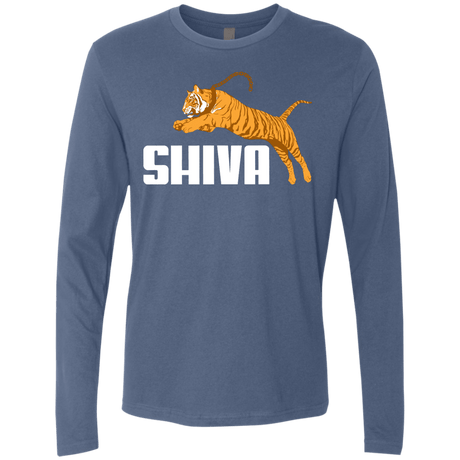 T-Shirts Indigo / Small Tiger Pal Men's Premium Long Sleeve