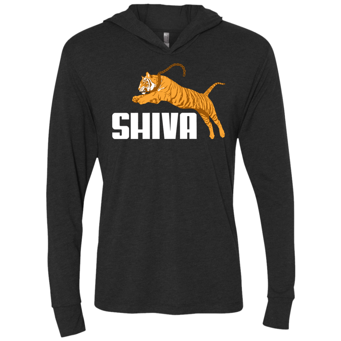 T-Shirts Vintage Black / X-Small Tiger Pal Triblend Long Sleeve Hoodie Tee