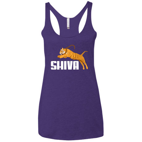 T-Shirts Purple / X-Small Tiger Pal Women's Triblend Racerback Tank
