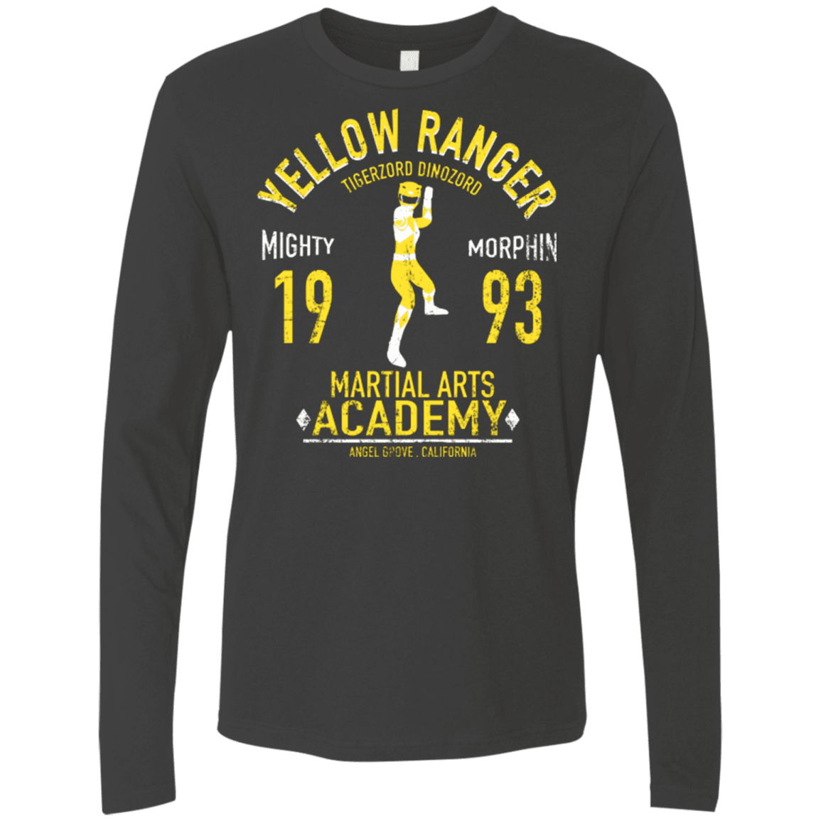 T-Shirts Heavy Metal / Small Tiger Ranger Men's Premium Long Sleeve