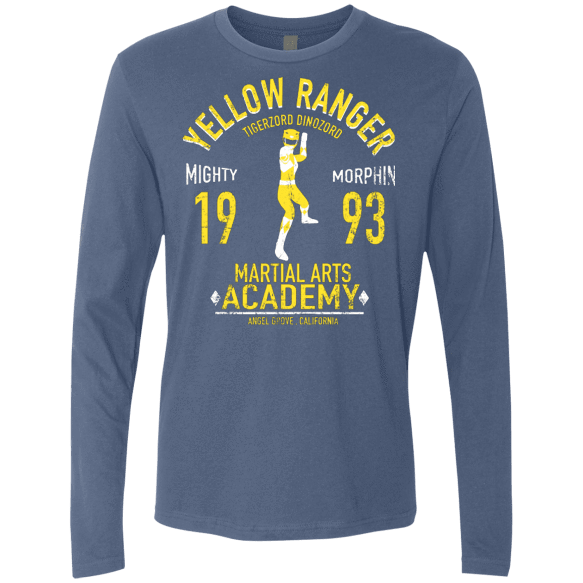 T-Shirts Indigo / Small Tiger Ranger Men's Premium Long Sleeve