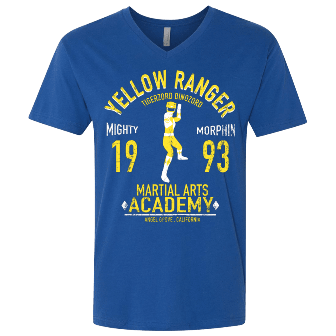 T-Shirts Royal / X-Small Tiger Ranger Men's Premium V-Neck