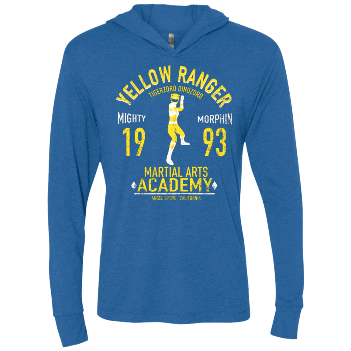 T-Shirts Vintage Royal / X-Small Tiger Ranger Triblend Long Sleeve Hoodie Tee
