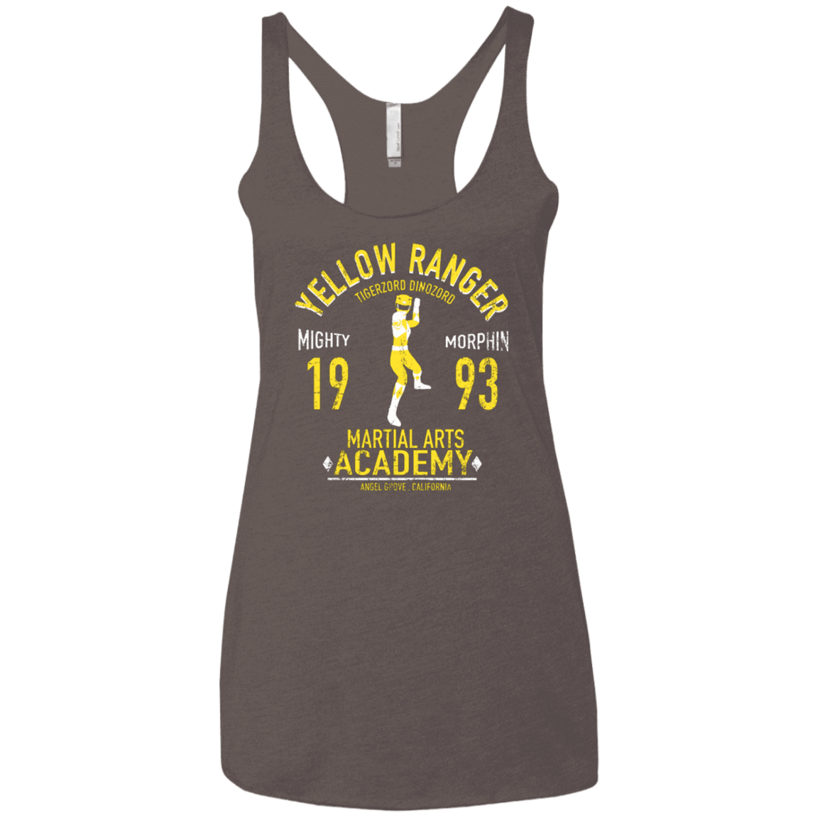 T-Shirts Macchiato / X-Small Tiger Ranger Women's Triblend Racerback Tank