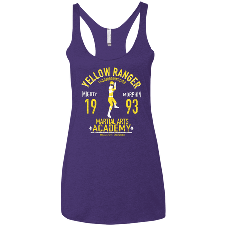 T-Shirts Purple / X-Small Tiger Ranger Women's Triblend Racerback Tank
