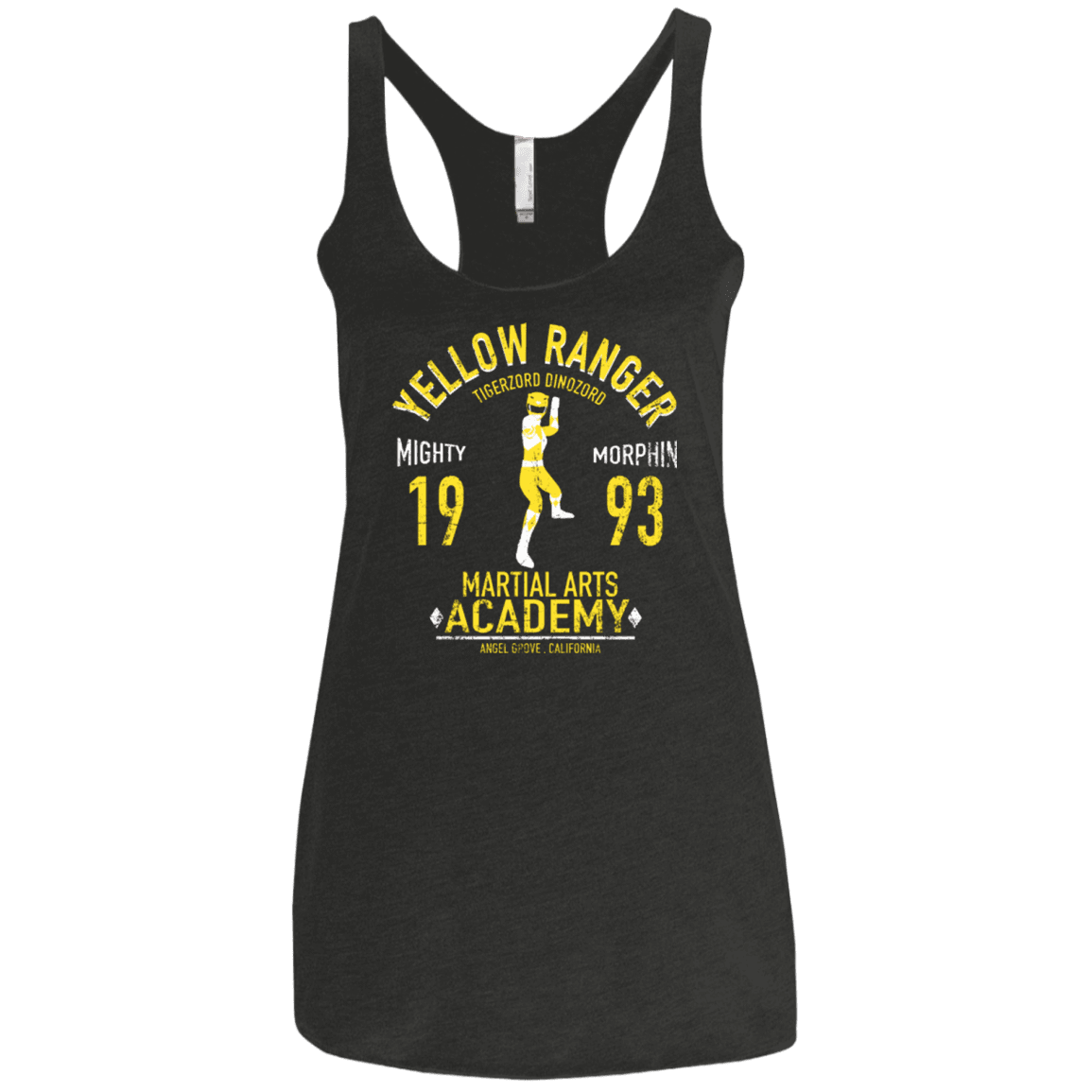 T-Shirts Vintage Black / X-Small Tiger Ranger Women's Triblend Racerback Tank