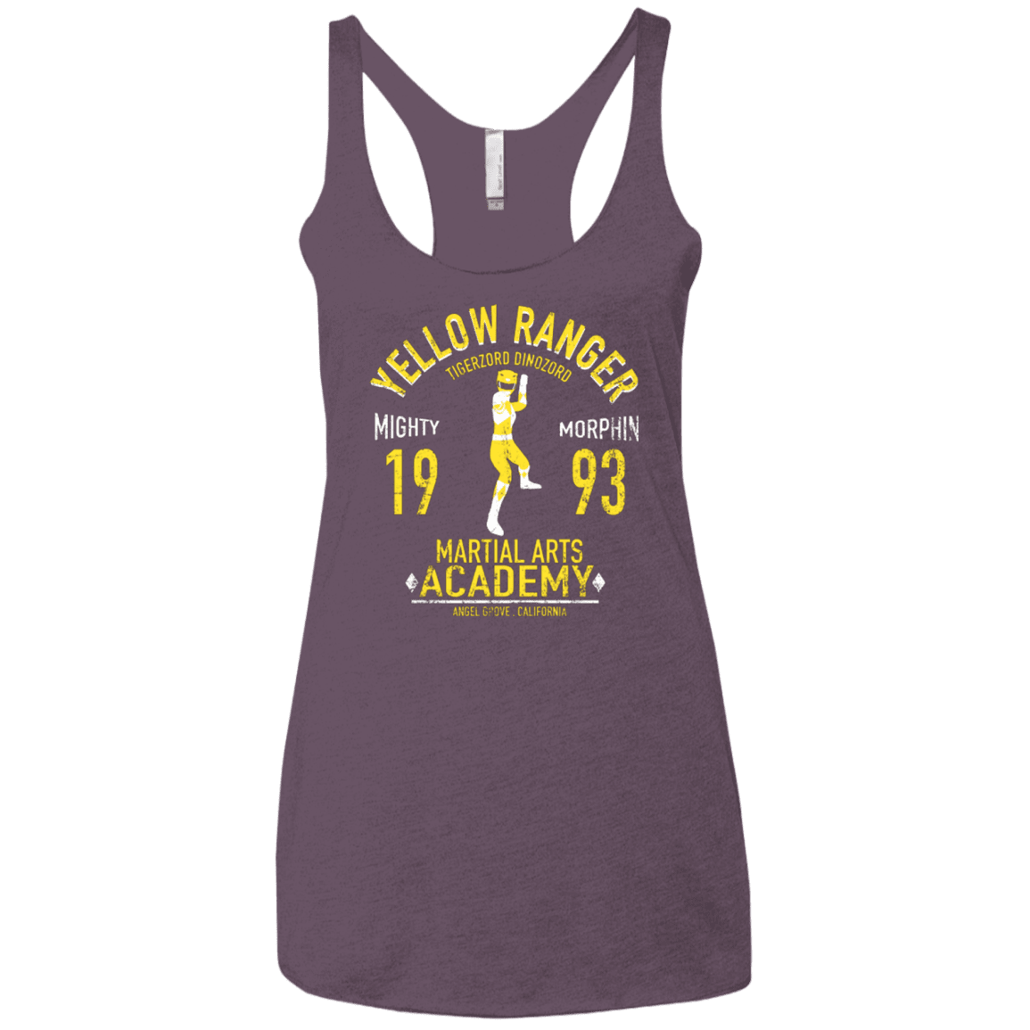 T-Shirts Vintage Purple / X-Small Tiger Ranger Women's Triblend Racerback Tank