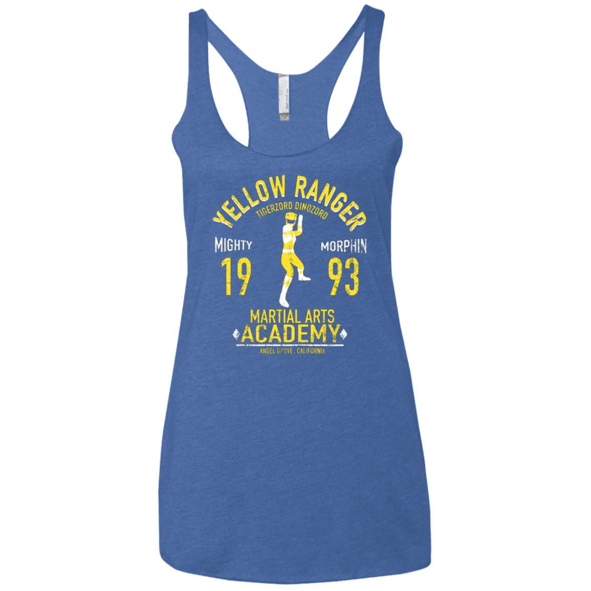 T-Shirts Vintage Royal / X-Small Tiger Ranger Women's Triblend Racerback Tank
