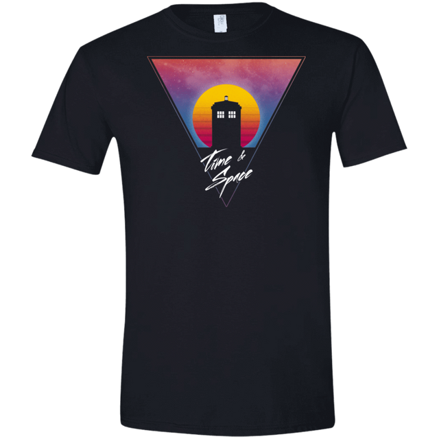 T-Shirts Black / X-Small Time and Space Men's Semi-Fitted Softstyle