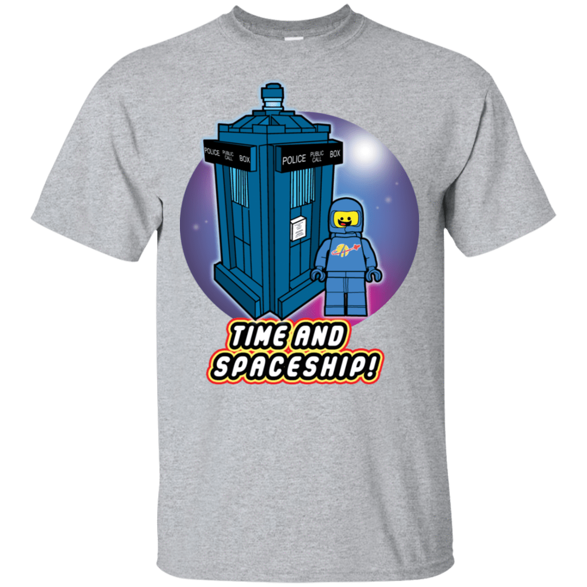 T-Shirts Sport Grey / S Time and Spaceship T-Shirt