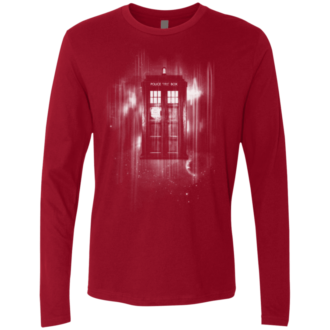 T-Shirts Cardinal / Small Time blur Men's Premium Long Sleeve