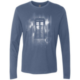 T-Shirts Indigo / Small Time blur Men's Premium Long Sleeve