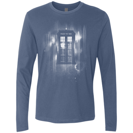 T-Shirts Indigo / Small Time blur Men's Premium Long Sleeve