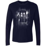 T-Shirts Midnight Navy / Small Time blur Men's Premium Long Sleeve