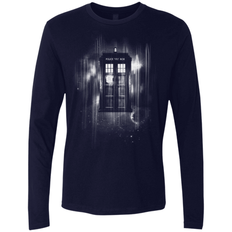 T-Shirts Midnight Navy / Small Time blur Men's Premium Long Sleeve