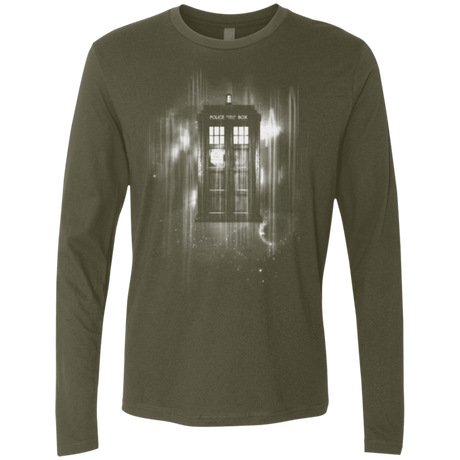 T-Shirts Military Green / Small Time blur Men's Premium Long Sleeve